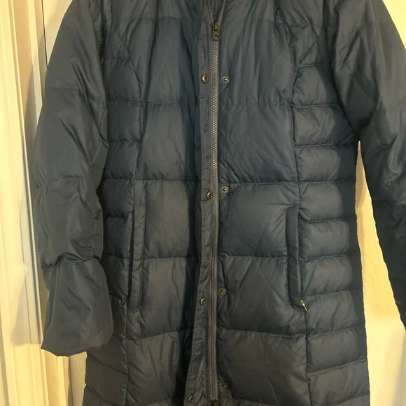 Eddie Bauer Women's Blue Down Puffer Coat - Picture 7 of 11